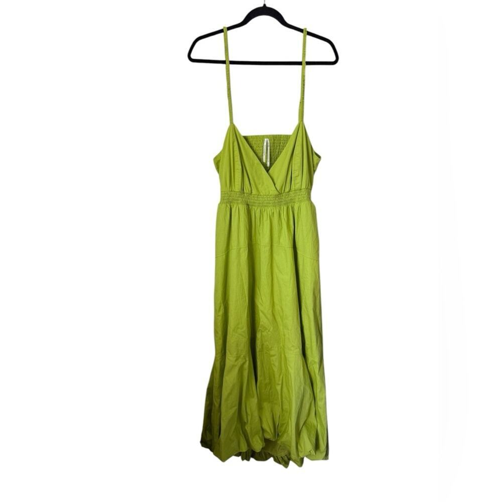 NWT Anthropologie V-Neck Tiered Bubble Hem Dress Sz XL - Picture 6 of 12